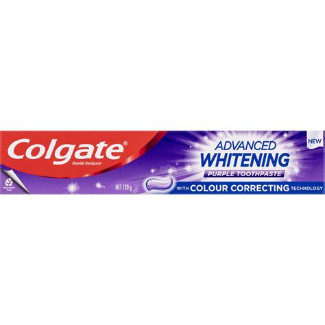 Buy Colgate Advanced Whitening Purple Toothpaste 120g .